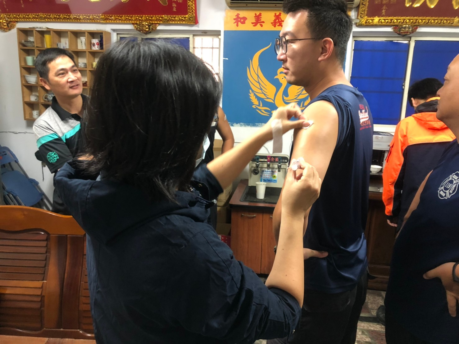 和美消防分局流感疫苗注射照片1