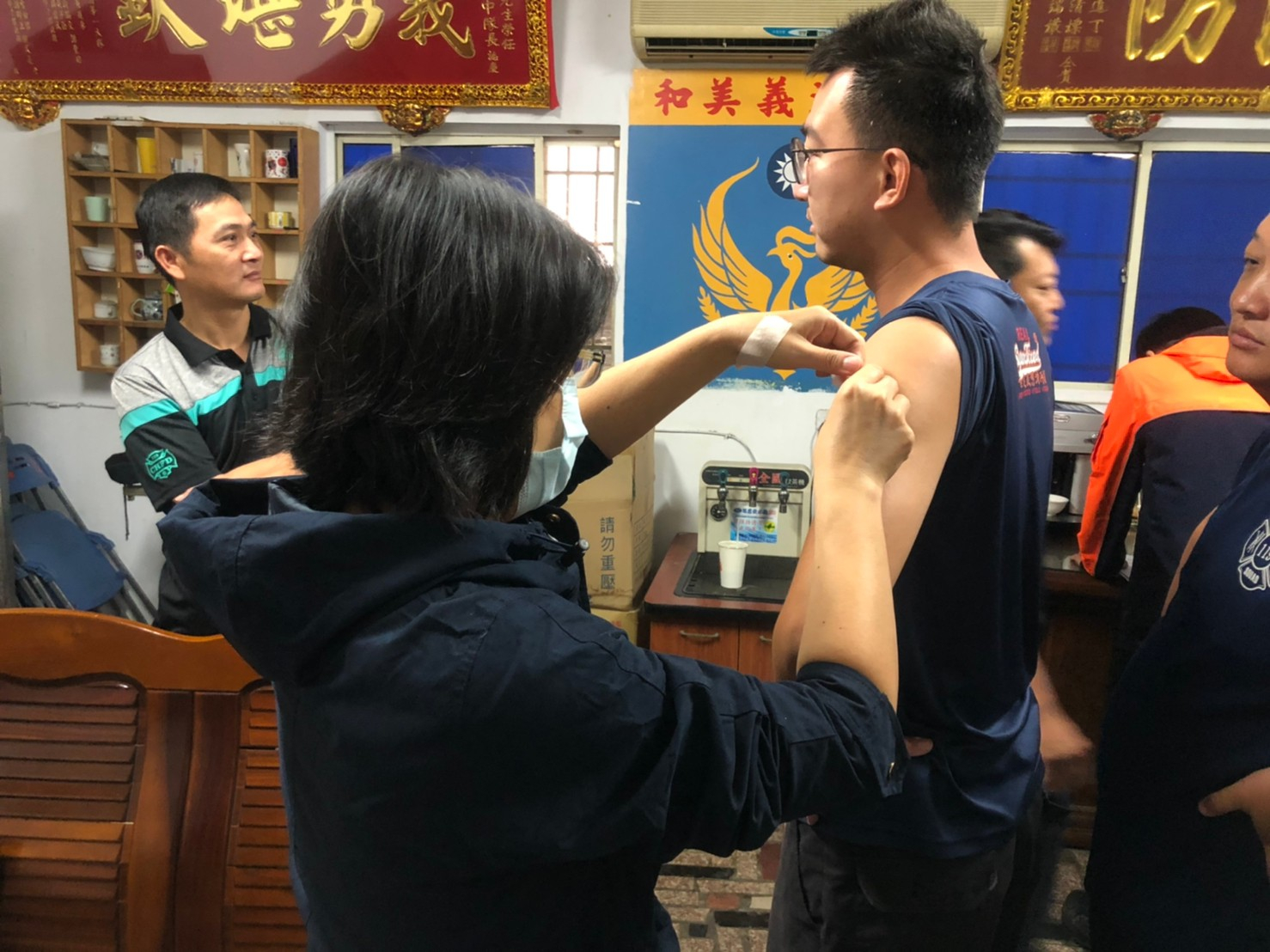 和美消防分局流感疫苗注射 相本