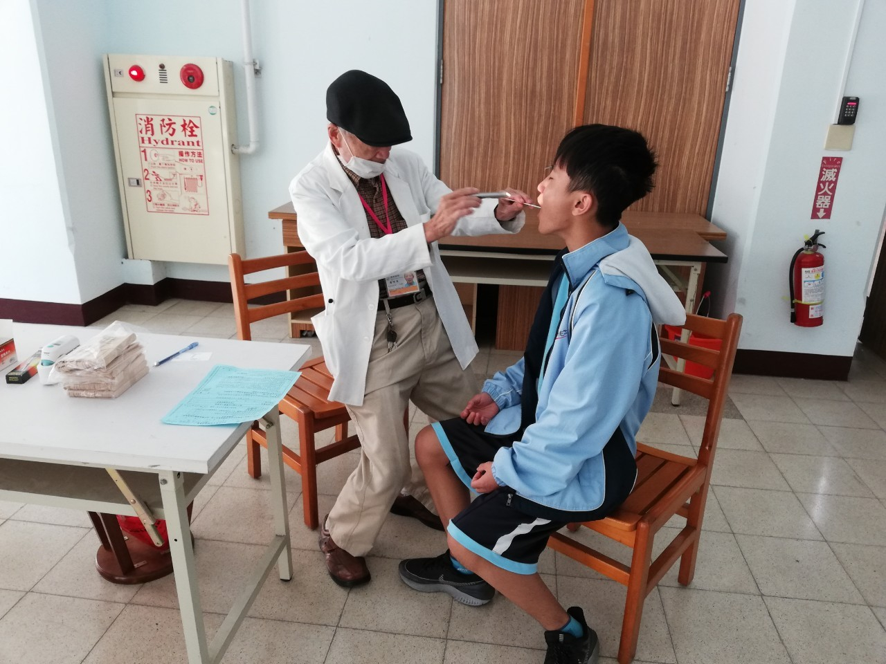 和美實驗學校高中流感施打 相本