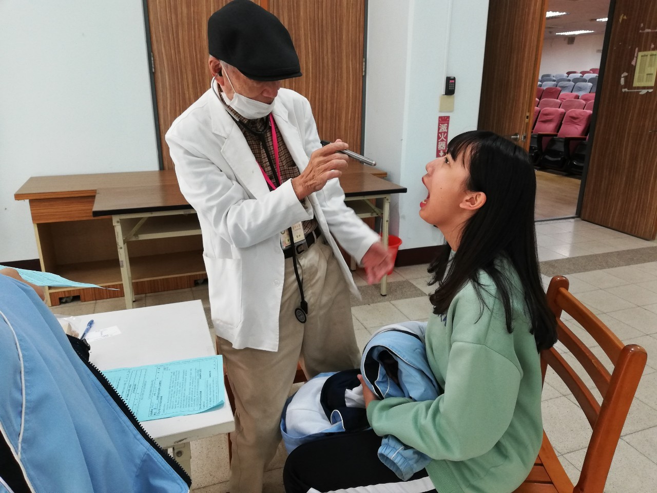 和美實驗學校高中流感施打照片4